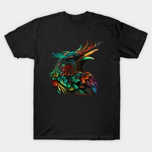 Legendary bird in explosion of colors T-Shirt